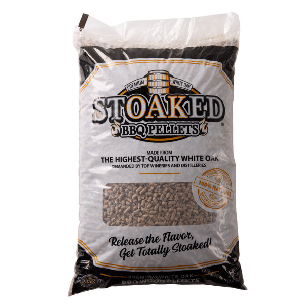 Stoaked All Natural White Oak Bbq Grilling Pellets For Grill & Smoker Wayfair